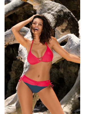 New Design Plavky dámské Athena Dark Taupe-Rosella dvoudílné