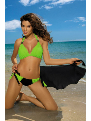 New Design Plavky dámské Roxie Seppia-Paperino dvojdílné