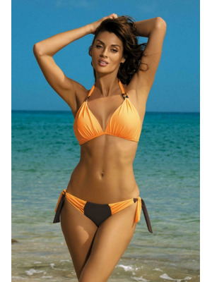 New Design Plavky dámské Roxie Seppia-Paperino dvojdílné