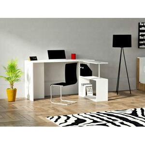 ASIR Psací stůl CAYKO bílá