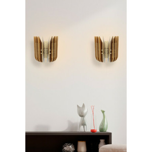 ASIR Nástěnné svítidlo 210-LK2 ořech