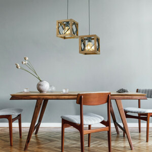 ASIR Lustr ZIKZAK 2 TEPSILI ořech černá