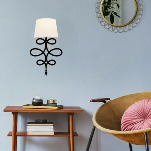 ASIR Nástěnné osvětlení ASAF bílá černá