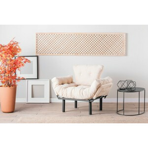 ASIR Křeslo NITTA krémová