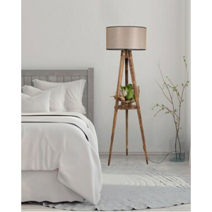 ASIR Stojací lampa KOYU hnědá