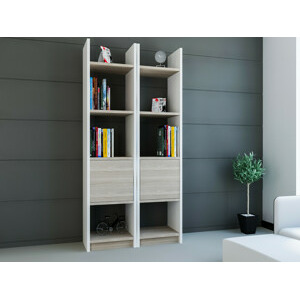 ASIR Knihovna ESBI bílá dub cordoba