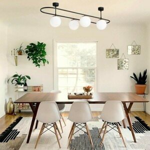 ASIR Lustr ABAKUS - 4891 černá bílá