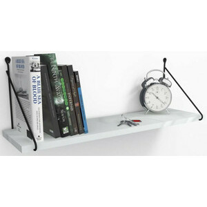 ASIR Nástěnná police ARMONI bílá