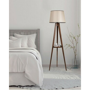 ASIR Stojací lampa TRIPOD ořech