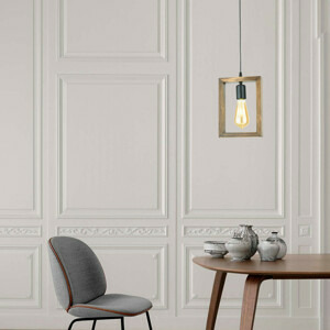 ASIR Lustr GEOMETRIK ořech černá