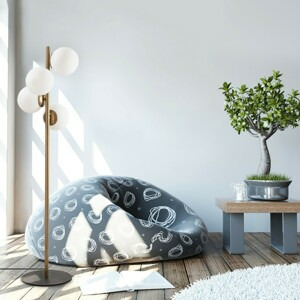 ASIR Stojací lampa FAZE - NT - 115 zlatá