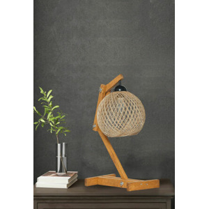 ASIR Stolní lampička BEEHIVE krémová hnědá