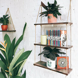 ASIR Nástěnná police RAF236 ořech