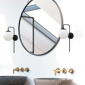 ASIR Nástěnná lampa VIRAN 15 černá