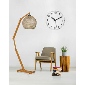 ASIR Stojací lampa BEEHIVE krémová hnědá