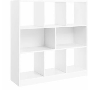 SONGMICS Knihovna velká bílá 98x100 cm