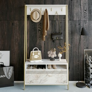 ASIR Předsíňová stěna DEVIN bílá