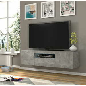 BIM Televizní stolek AURA 150 cm univerzální betonový