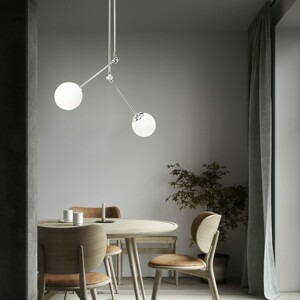 ASIR Lustr CAMBAZ chromová bílá