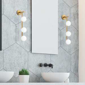 ASIR Nástěnné svítidlo DOMINO - 11045 zlatá