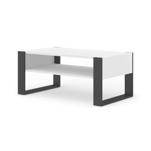 BIM Konferenční stolek NUKA F bílý mat