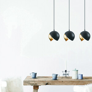 ASIR Lustr BERCESTE černá zlatá