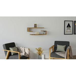 ASIR Nástěnná police ELDO ořech