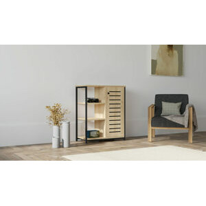 ASIR Knihovna IHLAMUR dub sapphire černá