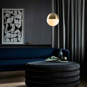 ASIR Lustr BASTOS zlatá bílá