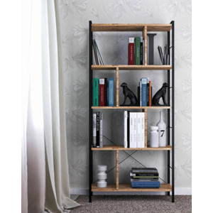 ASIR Knihovna SEUL hnědá černá