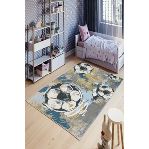 ASIR Dětský koberec (100 x 200 cm) W1009 fotbalové míče