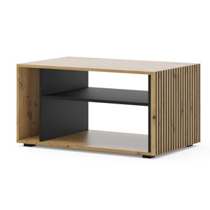 BIM Konferenční stolek AURIS dub artisan, černý mat