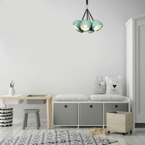 ASIR Lustr SIVANI tyrkys bílý