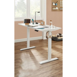 SONGMICS Nastavitelný elektrický rám stolu 107-175 cm bílý