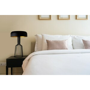 ASIR Stolní lampa FELLINI - MR-123 černá zlatá