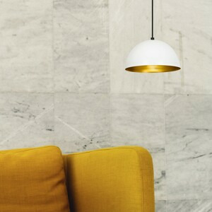 ASIR Lustr SIVANI bílá zlatá