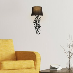 ASIR Nástěnné osvětlení ASAF černá