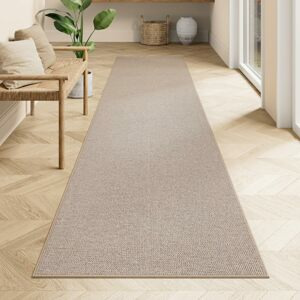 SONGMICS Protiskluzový koberec JUTE 80 x 300 cm světle hnědý
