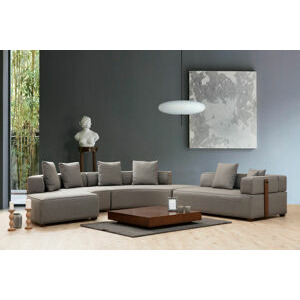 ASIR Rohová sedací souprava GONDOL 4 šedá