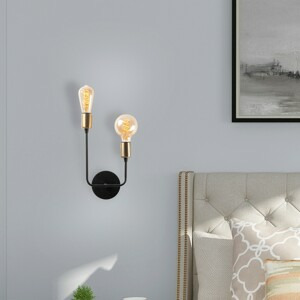 ASIR Nástěnné osvětlení DOLMA černá