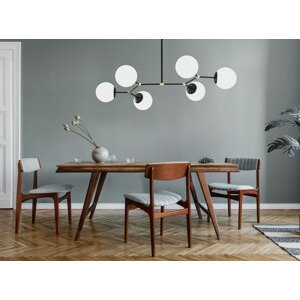 ASIR Lustr DAMAR - 6321 černá bílá