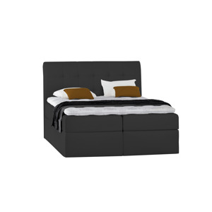 Eka Kontinentální čalouněná postel Lory - Trinity (120x200 cm) Barva látky Trinity: (2316) Černá