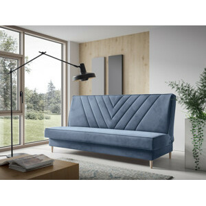 Eka Pohovka FRANK, 200 cm Výběr nohou: Přírodní, Barva látky: MONOLITH 70