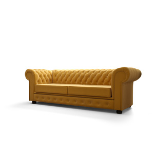 GRAND Pohovka LUXURY, dvojsedák Barva: VELVET 15, Rozkládání do lůžka: Ano