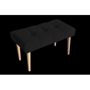 Eka Lavice Skam 80x40 cm Barva látky Trinity: (2316) Černá