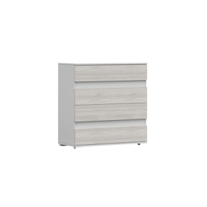 IDZ Komoda HELIOS 4S 46, 90 cm Dub Kathult/Bílá