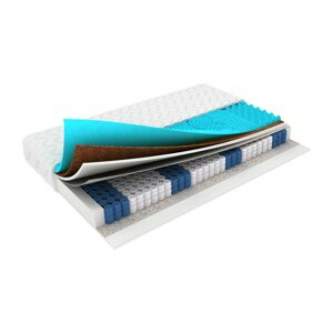 MT Matrace ROMA Plus s paměťovou pěnou a kokosem 90x200cm, 23 cm H3