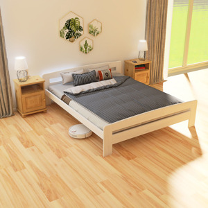 Maxi Postel z masivu Klaudie 180 x 200 cm, Bílá