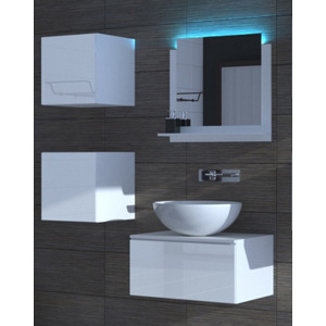 Ral Koupelnová stěna ALI 26 - Bílý lesk