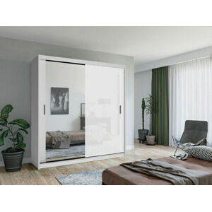 ARK Šatní skříň LEXO, Bílá 203 cm